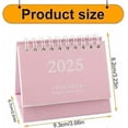 thumbnail image 1 of 2025 Mini Minimalist Desk Calendar Small Fresh Creative Notepad Desk Ornament Suitable for Office Desktop and Student Desktop CalendarsE, 1 of 3