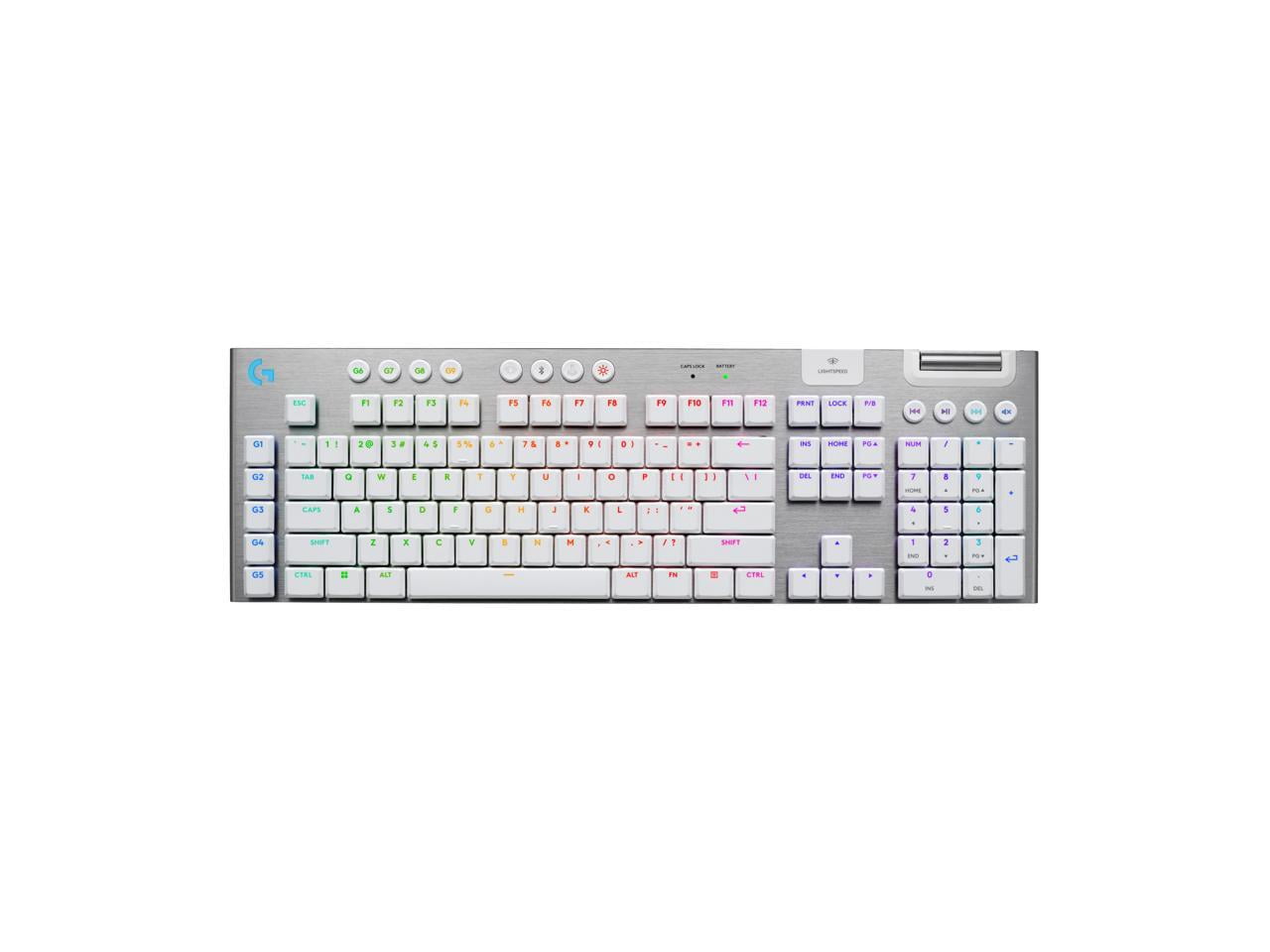 Amazon.com: Logitech G915 TKL White Tactile Tenkeyless