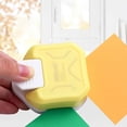 thumbnail image 1 of Perforadora de esquina perfecl forma de 3 vías R4mm R7mm R10mm amarillo 59x34x70mm, 1 of 7