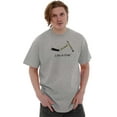 thumbnail image 3 of Broken Hockey Stick Sports Athletic Men's Graphic T Shirt Tees Brisco Brands M, 3 of 5