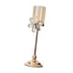 thumbnail image 4 of Portavelas de cristal con forma de pétalo, centro de mesa, decoración del hogar, candelabro de Pilar delicado, regalo de inauguración de la casa para L, 4 of 9