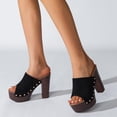 thumbnail image 6 of VerPetridure High Heel Slippers for Women Fish Mouth High-heeled Thick-heeled Comfortable Women's Sandals, 6 of 6