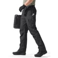 thumbnail image 2 of Pantalones Tácticos Livianos y Resistentes al Agua FREE SOLDIER en Negro, 2 of 7
