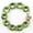 Gold Green, variant on Classic 1.5cm Round Faceted Glass Crystal Stone Dot Bracelet for Women Jewelry