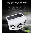 thumbnail image 3 of HIBIBUD Portable Car Silent Air Conditioner Solar Fan Car Truck Vehicle Refrigeration Energy Saving, 3 of 7