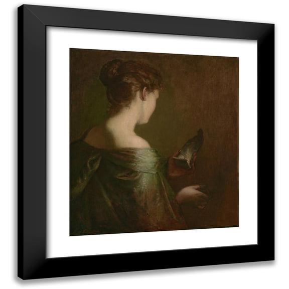 Elliott Daingerfield 12x13 Black Modern Framed Museum Art Print Titled - Tanagra (1901)