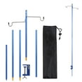 thumbnail image 4 of Yucurem Camping Lantern Stand Portable Folding Lamp Stand for Camping Fishing Outdoor Tools (Blue), 4 of 10