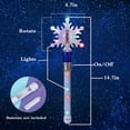 thumbnail image 2 of Varita de copo de nieve congelada iluminada - Varitas giratorias de copo de nieve Varita mágica Juguete giratorio para niñas y niños Juguetes sensoriales de princesa mágica Regalo de Navidad y cumplea, 2 of 9