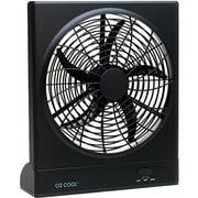 10'' Portable Fan With Tilting Base and AC Adapter