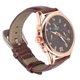 thumbnail image 1 of Reloj para hombre Bling Bling con Caja de oro rosa esfera negra movimiento de cuarzo Resistente al agua, 1 of 12
