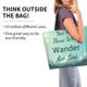 thumbnail image 2 of Balery Not All Those Who Wander Are Lost1 Bolsa Tote Estilo Estético con Cremalleras, Bolsa de Hombro, Bolsa de Compras Grande y Plegable, 2 of 8