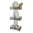thumbnail image 5 of ELLE Paris Noir 3 Tier Spa Tower Storage Shelf Unit in Black, 5 of 6