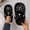 Black, variant on Women's Fuzzy Slide Slippers, Pearl & Bow Decor, Round Toe Soft Flat Sole, Trendy Winter Indoor Outdoor Mules for Ladies House Shoes