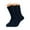 Black, variant on Mid Calf Crew Socks for Women 3 Pairs White Cotton Socks Size 9-11