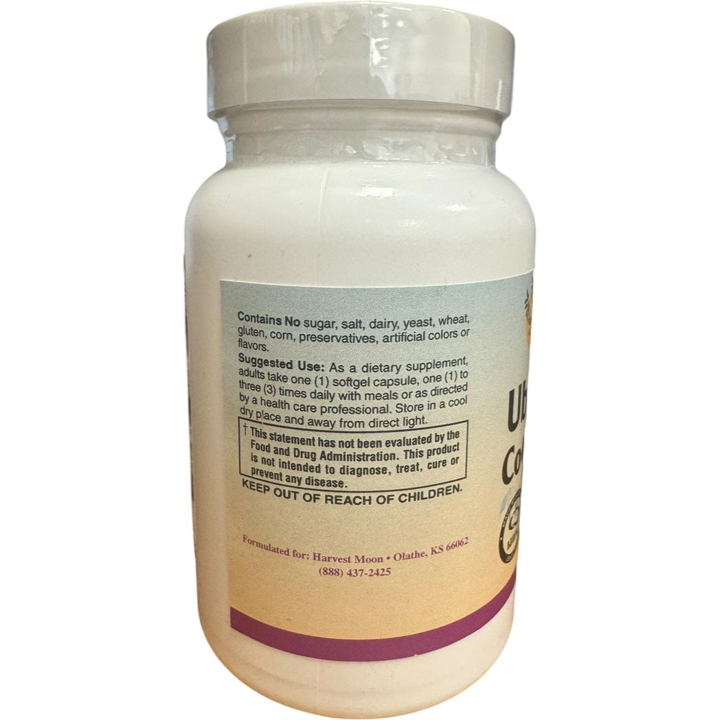 Harvest Moon Natural Foods Ubiquinol 100mg 60 capsules