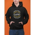 thumbnail image 2 of Premium Denim Quote Hoodie Men -Image by Shutterstock, Male XX-Large, 2 of 4