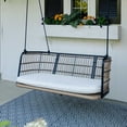 thumbnail image 2 of East Green Remy Porch Swing with Cushions, 5-foot, 2 of 11