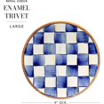 thumbnail image 4 of Mackenzie Childs Royal Check Trivet - Large, 4 of 6