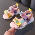 thumbnail image 6 of URMAGIC Breathable Summer Colorful Outdoor Open-Toe Sport Sandals for Toddler Kids Girls, 6 of 7