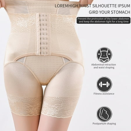 

Njoeus Women s Shapewear High-waisted Pants With Enhanced Breasted Belted Waist Pants With Hip-lift And Drop-back Corset Panties