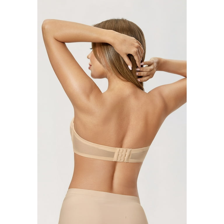 DELIMIRA Women's Multiway Strapless Bra Plus Size Underwire