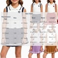 thumbnail image 3 of Amidoa Girls Summer Outfits 2 Piece Short Sleeve Cute Top and Pleated Skirt Kids Clothing Sets Navy Size 6-8 Yeas, 3 of 7
