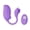 Purple, variant on MLSICE 10 Vibration Modes Soft Silicone Remote Vibrator Jump Egg With 2 Motor ,Ipx5 Waterproof Usb Recharge Quietly Dual Vibrating Vibrator - Purple