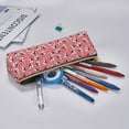 thumbnail image 5 of Xecao French Bulldog Face Print Leather Pencil Case -Stationery Bag Pen Holder for Work & Office, 5 of 5