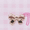 Pink Frost, variant on Girls Mini Backpack with Keychain, Pink Gingham and Bows
