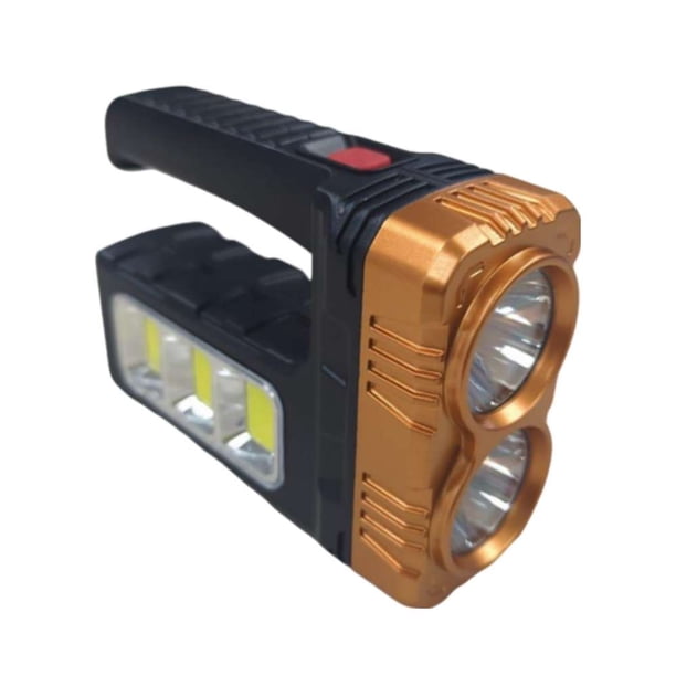 Linterna solar recargable de 4 Leds + COB 7701-B