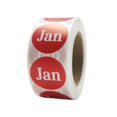 thumbnail image 6 of Month Label Sticker 1 Inch Round Sticker Roll With 12 Colors, 6 of 9