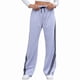 thumbnail image 3 of Pantalones Deportivos de Pierna para Mujer, Informales, de Cintura Alta, Rectos, con Cordón y Bolsillos Gris S, 3 of 9