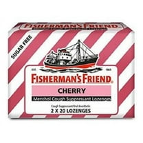 Fisherman's Friend Sugar Free Cherry Menthol Cough Suppressant Lozenges, 40 Count