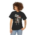 thumbnail image 3 of Las Vegas A'Ja Wilson #22 to be Black Cartoon Basketball Unisex Cotton Tee, 3 of 7