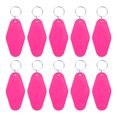 thumbnail image 1 of Unique Bargains Vintage Motel Keychain Blank Hotel Keychains Rhombus Retro Key Tag, Rose Red, 10 Pack, 1 of 7