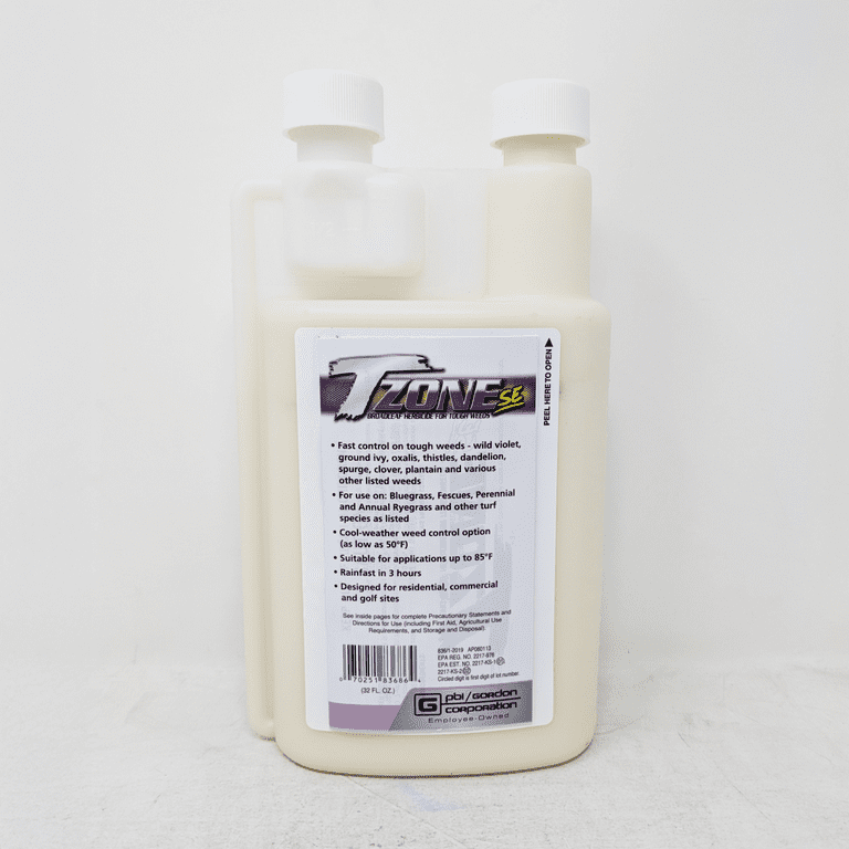 PBI-Gordon TZone SE Broadleaf Herbicide, 32 fl oz Bottle, Weed and