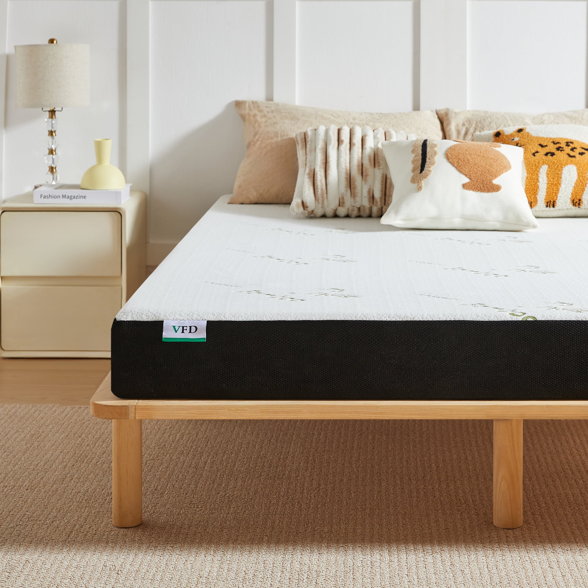 VFD 6" Gel Memory Foam Mattress, Twin