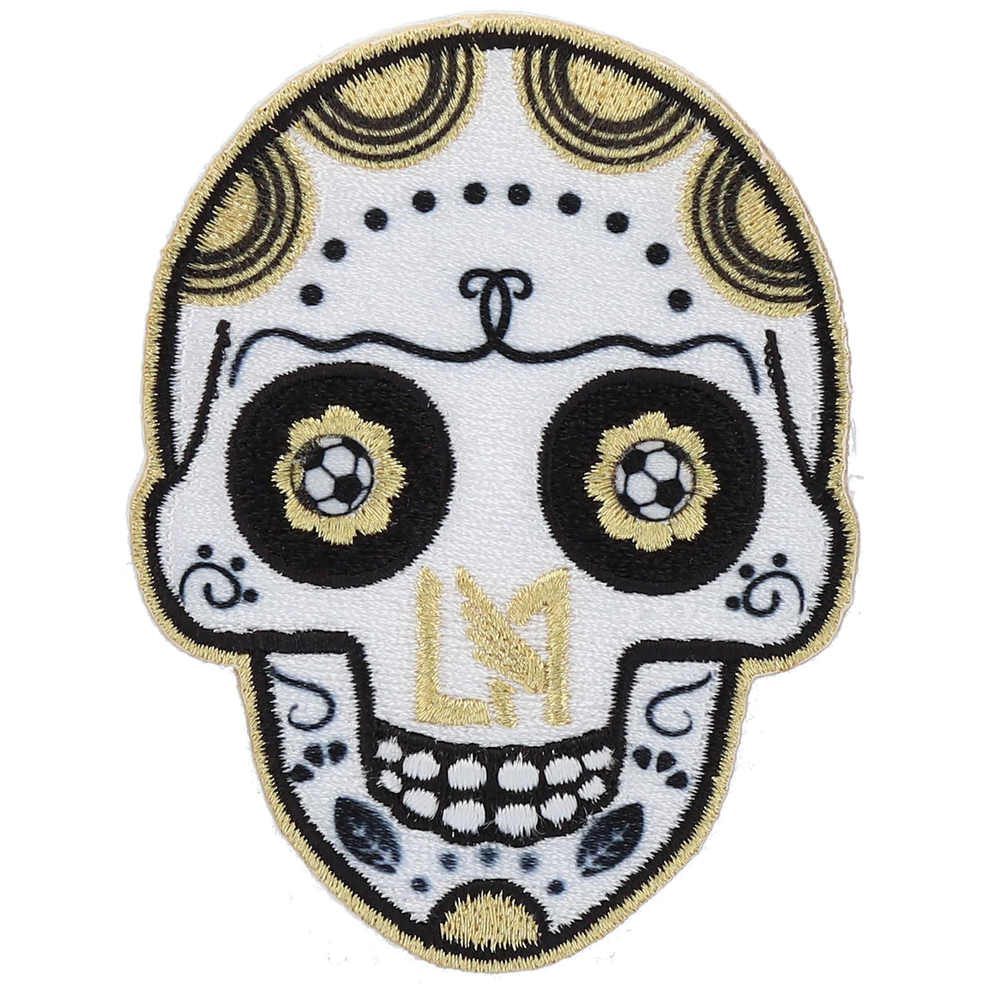 Sunny Buick Rose Sugar Skull EMBROIDERED IRON ON a15 sugar skull PATCH 