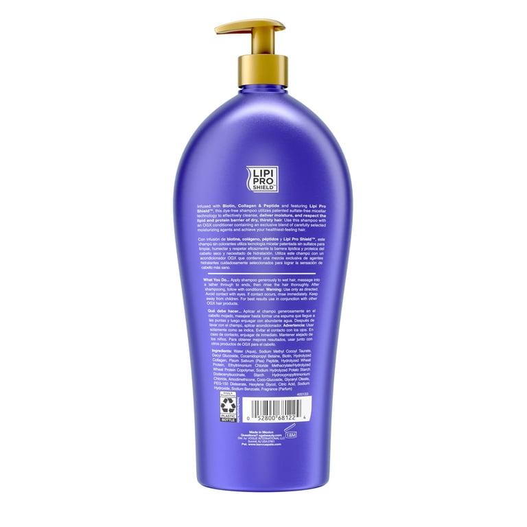 OGX Biotin Collagen Shampoo for Volume and Strength 40 Fl Oz with