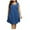 Light Blue, variant on FcBaudy Sleeveless Round-Neck Dress,Summer Dresses for Women,Womens Dresses Women's Spring/Summer Sleeveless Casual Tank Dress Loose Round-Neck Pleated Button Up Oversized Dress Women Dress