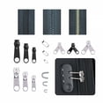 thumbnail image 5 of Juego De 84 Uds. De Alicates De Corte De Extremo Con Cabezal De Cremallera, Kit De Reparación De Repuesto De Cremallera, Bolsos De Chaqueta De Ropa De Nailon Pintado De Aleación De Zinc Yuarrent HA020267-00, 5 of 5