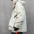 thumbnail image 3 of Niepce Inc Streetwear Mens Fashion Zip Up Hoodie Jacket Techwear Zipper Pocket Coat, 3 of 10