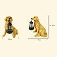 thumbnail image 5 of yotijay Solar Light Dog Statue Garden Ornament LED Yard Figurine Lamp Golden Retriever, 5 of 9