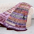 thumbnail image 2 of LHSHID 100th Birthday Gifts for Women Blanket 100th Birthday Decorations Best Gifts for 100 Year Old Woman Happy Birthday Gifts for Mom Wife Grandma Turning 100 Gift Soft Cozy Throw Blanket 50"x60", 2 of 7
