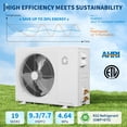 thumbnail image 2 of 18000 BTU Mini Split Air Conditioner & Heat Pump - 19 SEER Inverter - Ultra-Quiet 42dB - 3-in-1 Cooling, Heating & Dehumidifying - Wall Mounted - Cools & Heats up to 1250 Sq.Ft - 230V, 2 of 5