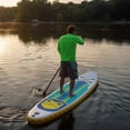 thumbnail image 4 of Aqua Lily Pad Premium Inflatable Stand Up Paddle Board w/Accessories & Bag, 4 of 7