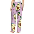 thumbnail image 3 of Fotbe Different Avocados Women's Pajama Pants,Sleepwear Pants,Pj Bottoms Drawstring And Pockets-Large, 3 of 9