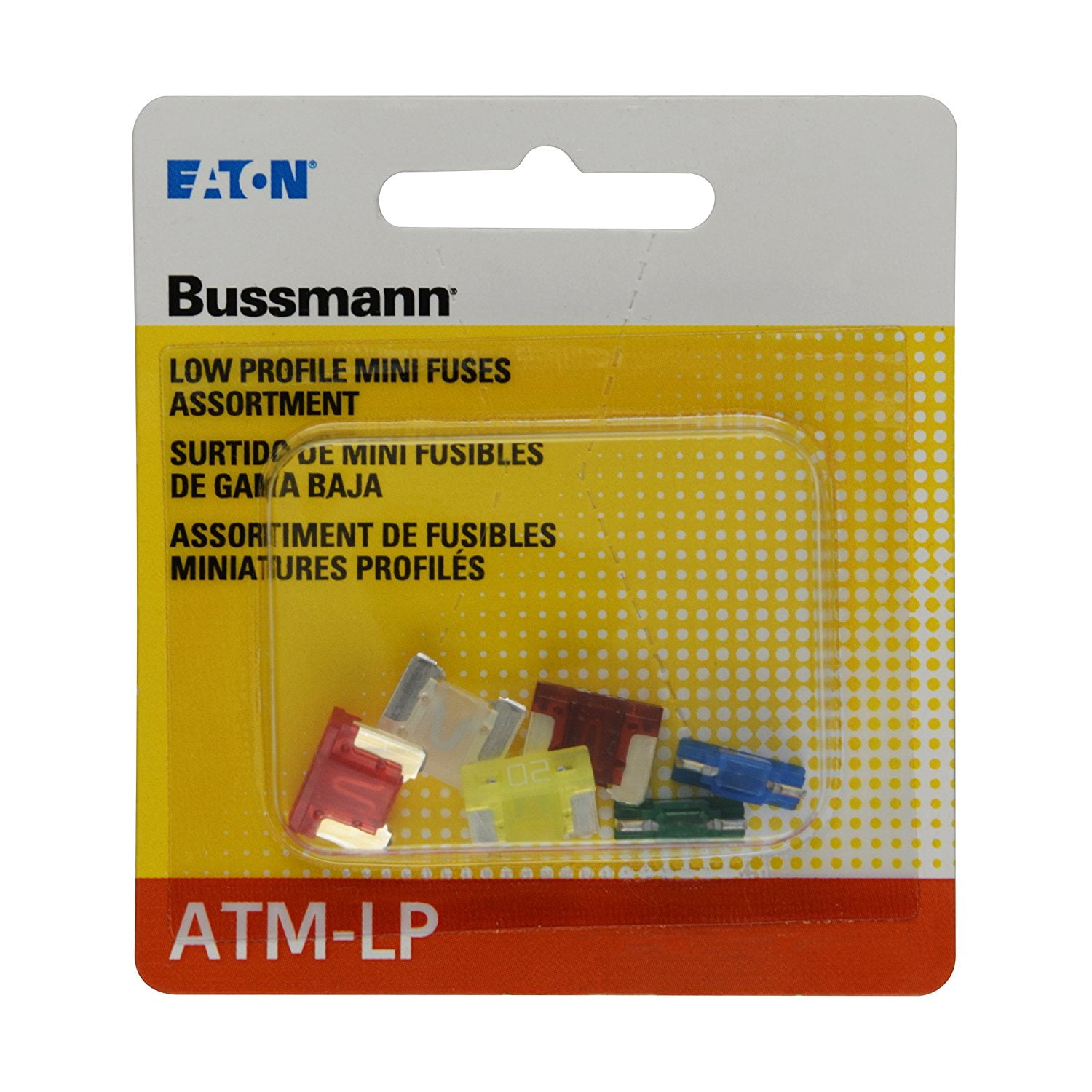 25 Pack Low Profile ATM - 15 A Bussmann VP/ATM-15LP-RP Automotive Blade Fuse 