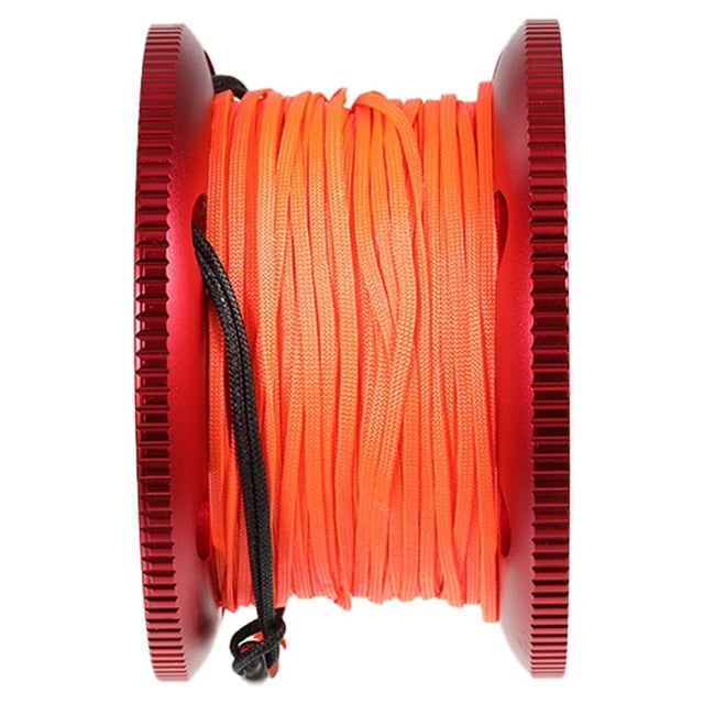 Sonducket Carrete de buceo, carrete de dedo, fibra de poliéster de aluminio, naranja, línea ligera de buceo, naufragio submarino, esnórquel Deportes acuáticos Rojo