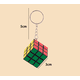 thumbnail image 5 of 3 cm liten Rubiks kub 3 nivåer med nyckelring Rubiks kub hänge pedagogisk leksak barns intelligens Rubiks kub (med nyckelring), 5 of 5